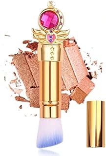 Luxury Diamond Gold Blue Makeup Brush