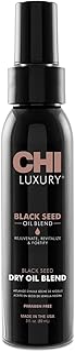 CHI Luxury Black Seed Dry Oil, 89ml -> CHI Black” style=”width:50%; display:block; margin:0 auto;”/></a></p>
<p><strong>Price:</strong> $34.95</p>
<p>The CHI Luxury Black Seed Dry Oil is a luxurious hair care product that offers a multitude of benefits for your hair. This dry oil is infused with black seed oil, known for its nourishing and rejuvenating properties. The key features of this product include its lightweight formula, which won’t weigh your hair down, and its ability to add shine and smoothness to your locks. </p>
<p>The benefits of using this dry oil are numerous. It helps to hydrate and moisturize your hair, leaving it feeling soft and silky. The oil also helps to protect your hair from heat styling and environmental damage, making it a versatile product for everyday use. </p>
<p>Made with high-quality ingredients, this dry oil is durable and long-lasting. To maintain its quality, simply apply a small amount to your hair as needed. This product is available in a sleek black bottle, adding a touch of sophistication to your hair care routine.</p>
<p>Overall, the CHI Luxury Black Seed Dry Oil is a must-have product for anyone looking to improve the health and appearance of their hair. With its nourishing ingredients, lightweight formula, and protective benefits, this dry oil is sure to become a staple in your hair care routine.</p>
<p><strong>Price:</strong> $34.95</p>
<p>            <a href=