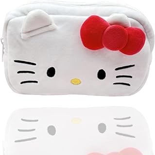 Akutoer Cartoon Cos Bag, White-Red