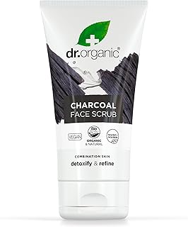 Dr Organic Charcoal Face Scrub for Acne & Clearing Skin
