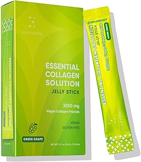 Essential Collagen Jelly Stick, 3000 mg Vegan Peptide &