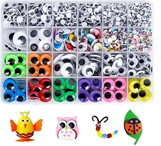 1500Pcs Wiggle Eyes Craft Sticker