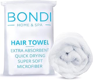 Bondi Home SPA Microfibre Hair Towel - Anti Frizz Hair