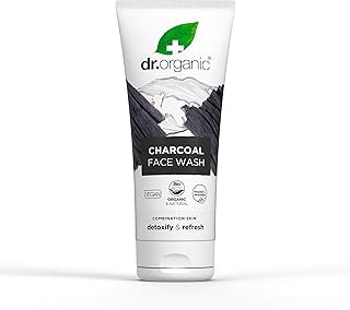 Dr Organic Charcoal Face Wash for Acne & Clearing Skin