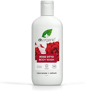 Dr Organic Rose Otto Body Wash, Shower Gel, 250ml