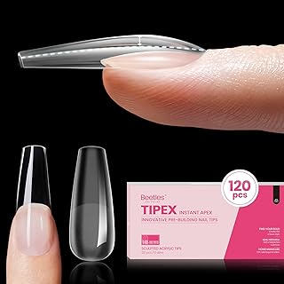 Beetles Tipex Instant Apex Nail Tips, 120Pcs