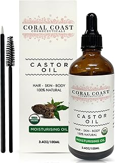 Organic Castor Oil - Pure Cold Pressed Hair & Lash Serum