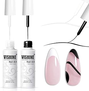 Vishine Gel Liner Set - Classic White Black Colors