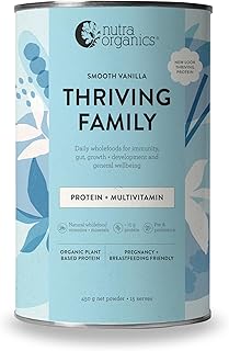Nutra Organics Family Protein Smooth Vanilla 450g