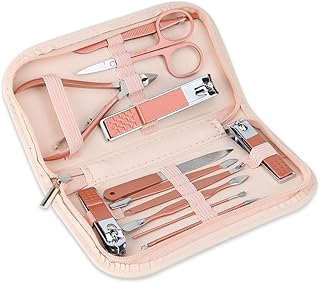 Rose Gold Stainless Steel Manicure Set 12 in 1