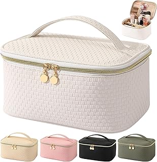TOPALL Large Capacity Travel Makeup Bag
