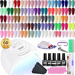 JODSONE 60 PCS Gel Nail Polish Kit