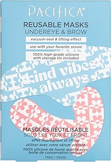 Pacifica Reusable Silicone Mask Set for Forehead & Under Eye