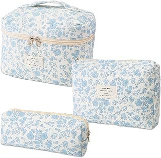 AUTOWT 3 PCS Makeup Bag Organizer