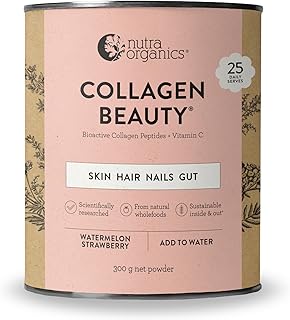 Nutra Organics Collagen Beauty Watermelon Strawberry 300g