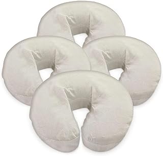 London Linens Pack of 4 Cotton Flannel Face Cradle Covers