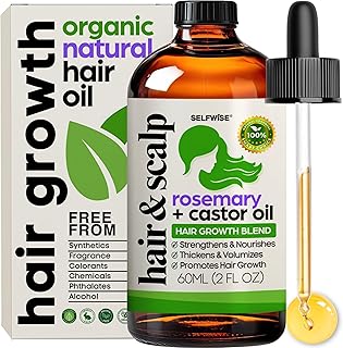 Organic Rosemary Castor Oil for Hair Growth
