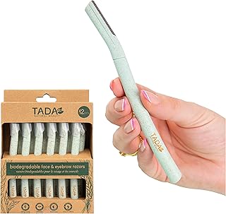 TADA Natural Beauty Biodegradable Dermaplaning Tool 12pk
