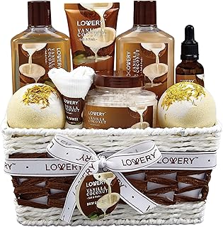 Vanilla Coconut Spa Gift Basket - 9 Piece Set