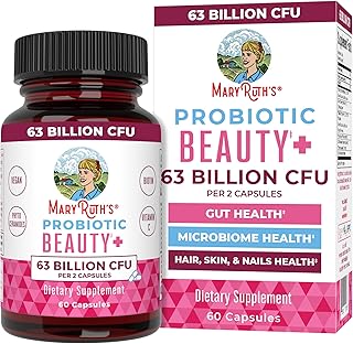 MaryRuth Vegan Probiotics for Women 63 Billion CFU -
