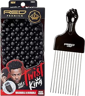 RED by Kiss Twist King – Premium Twist Styler Brush with Large Styling